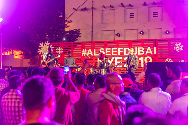Meraas - New Year celebration at Al Seef