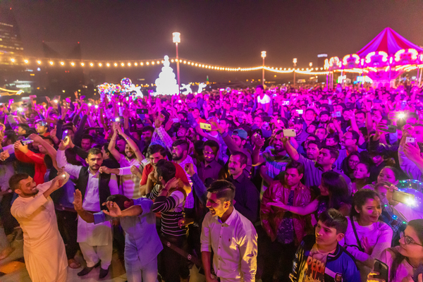 Meraas - New Year celebration at Al Seef